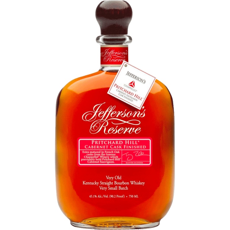 Jefferson’s Reserve Pritchard Hill Cabernet Cask Barrel Select Bourbon