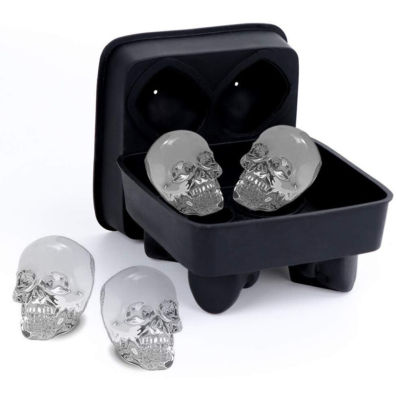 Skull Ice Molds for Whiskey