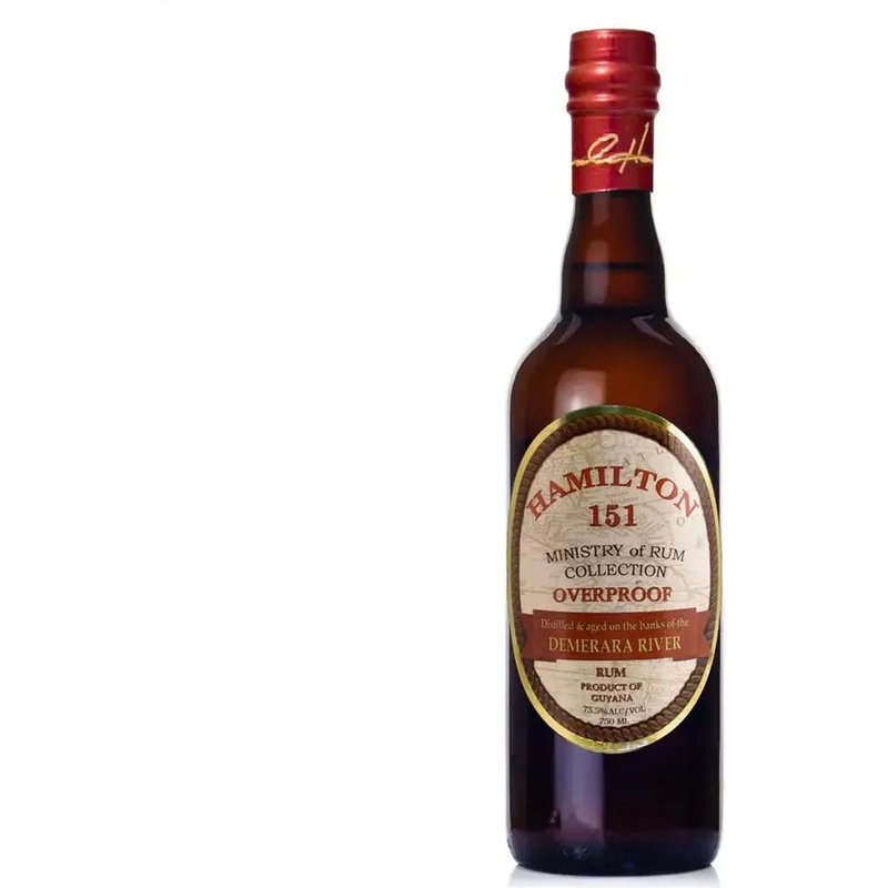 Hamilton Demerara 151 Overproof Rum