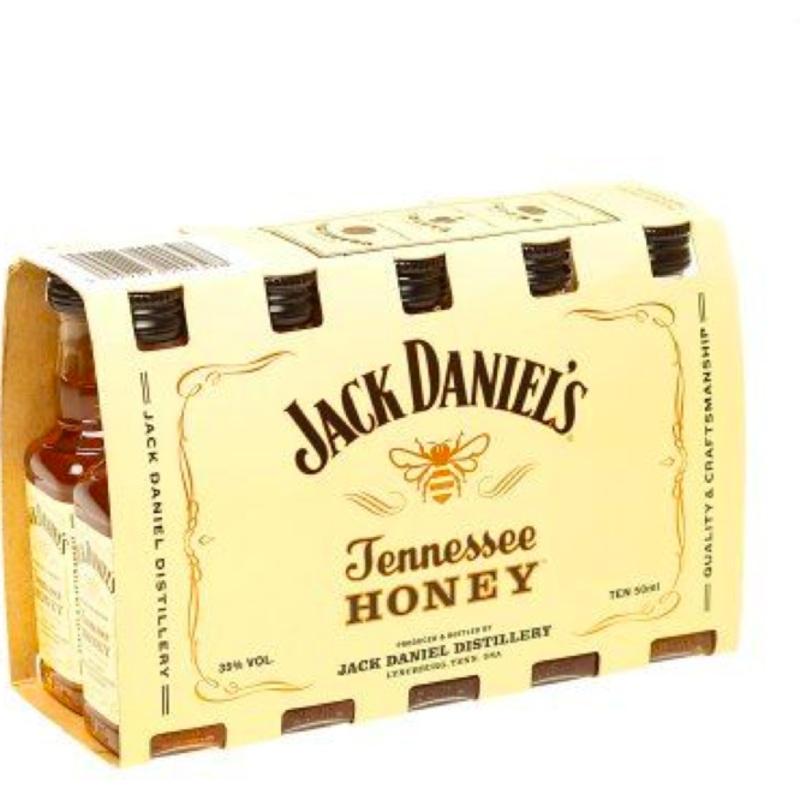 Jack Daniel’s Honey Whiskey 50ml 10 Pack