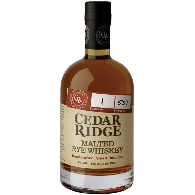 Cedar Ridge Malted Rye Whiskey