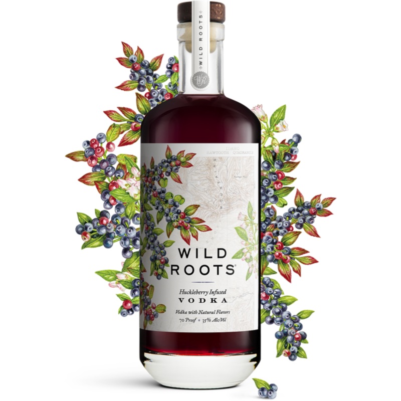 Wild Roots Huckleberry Infused Vodka