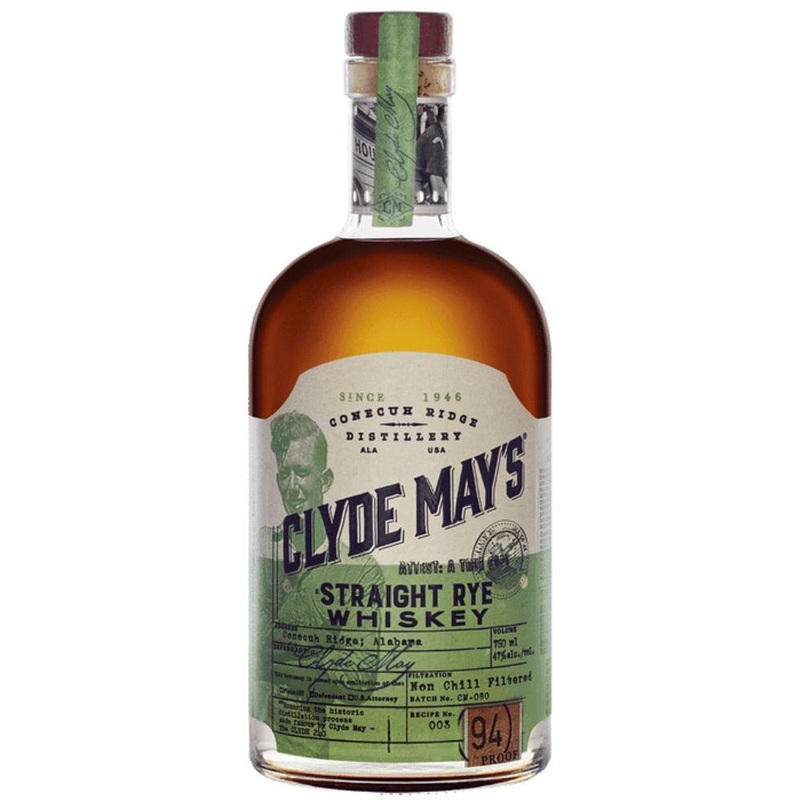 Clyde May’s Straight Rye Whiskey