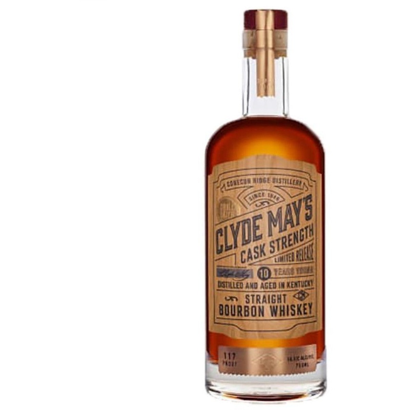 Clyde Mays Cask Strength 10 Year Old Bourbon