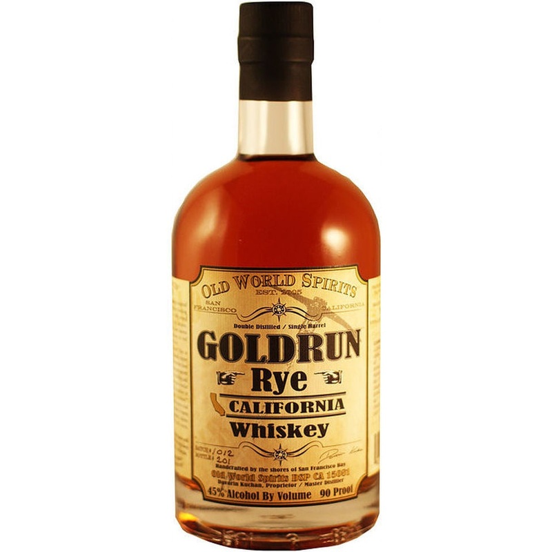 Goldrun Rye California Whiskey
