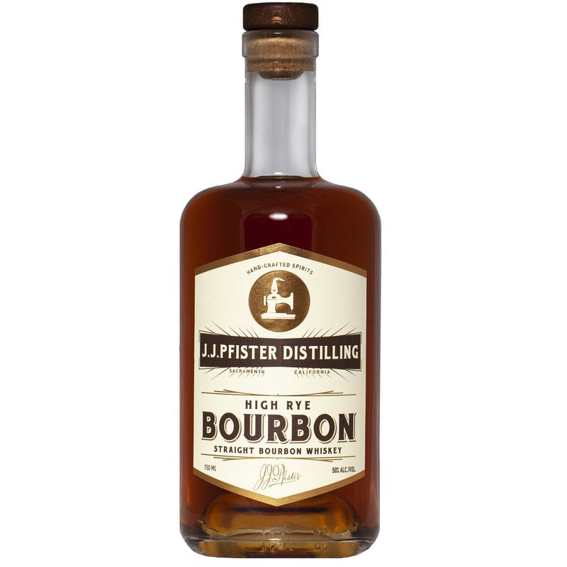 J.J. Pfister Distilling High Rye Straight Bourbon Whiskey 100 Proof