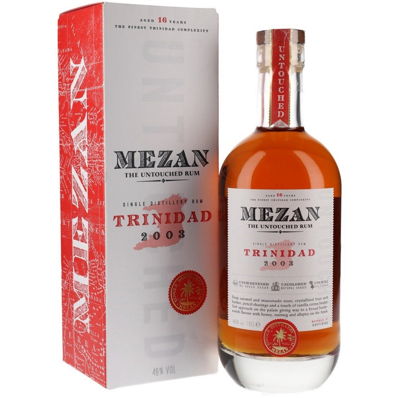 Mezan Single Distillery Rum Trinidad 2003