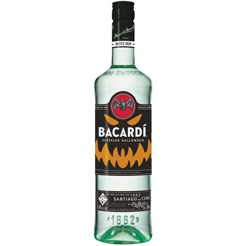 Bacard Superior Rum Halloween Glow-In-The-Dark Edition