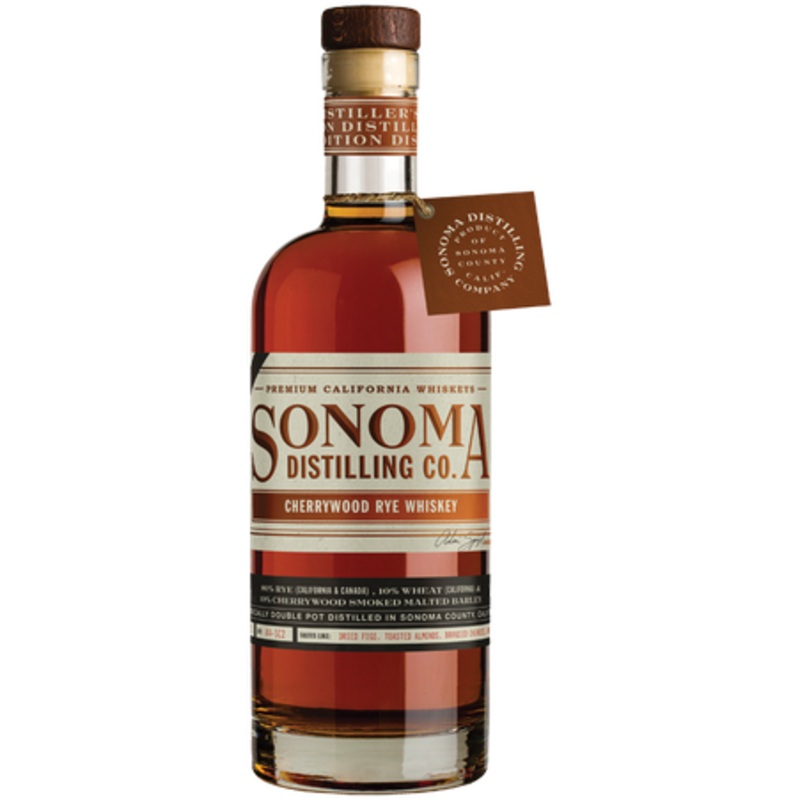 Sonoma Distilling Cherrywood Rye Whiskey