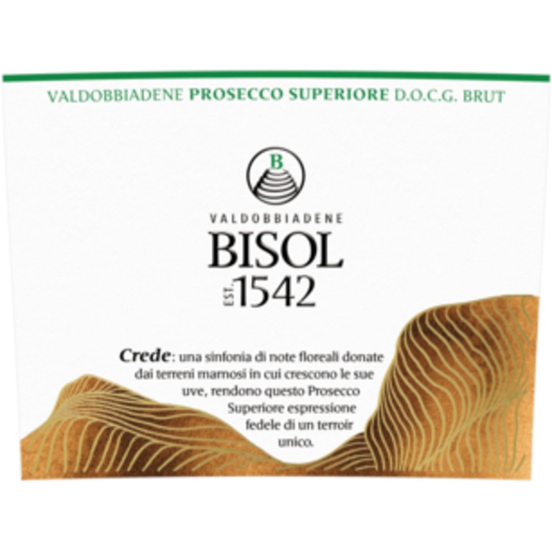 Bisol Prosecco di Valdobbiadene Superiore Brut Crede