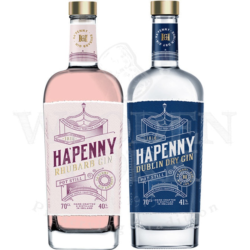 Ha’Penny Rhubarb & Dublin Dry Gin Bundle