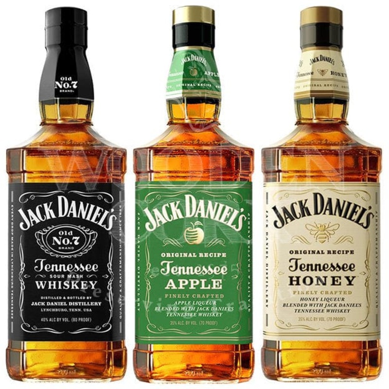Jack Daniel’s Tennessee Whiskey & Honey & Apple Bundle