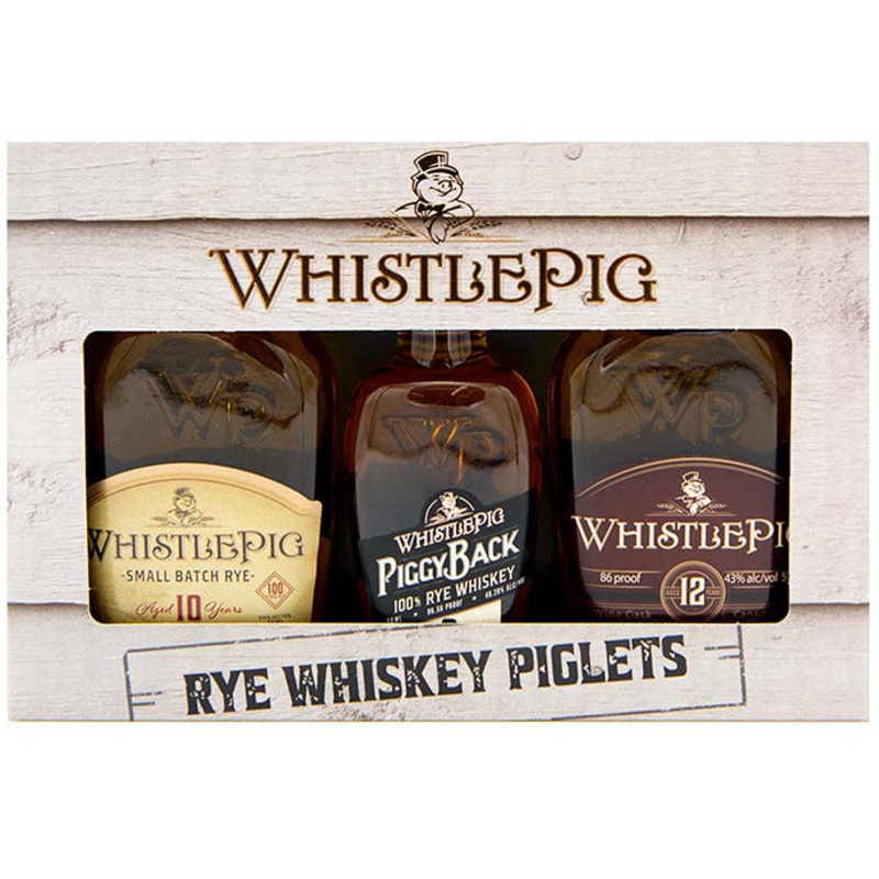 Whistlepig Rye Whiskey Piglets Flight Gift Set