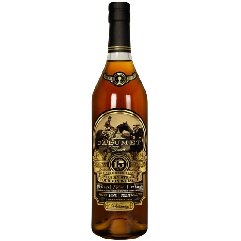Calumet Farm 15 Year Old Single Rack Black Bourbon Whiskey