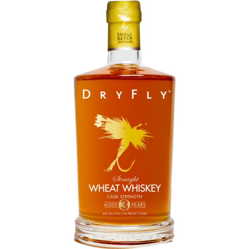 Dry Fly Distilling 3 Years Old Cask Strength Straight Wheat Whiskey 120 Proof