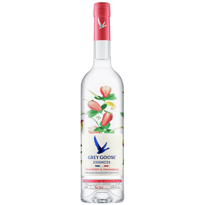 Grey Goose Strawberry & Lemongrass Flavored Vodka Essences