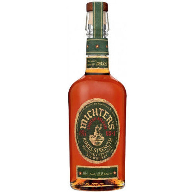 Michter’s Barrel Strength Limited Release Straight Rye Whiskey