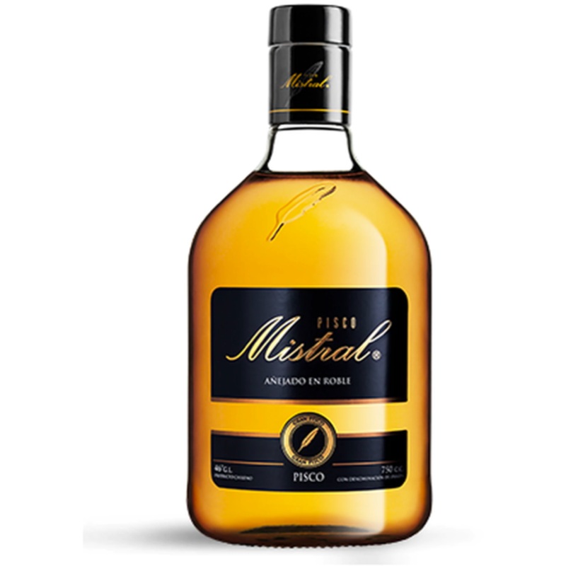 Pisco Mistral Aejado en Roble Gran Pisco 46