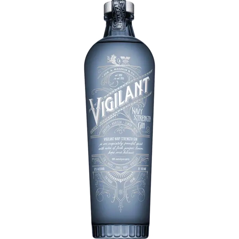 Vigilant Navy Strength Gin 114 Proof