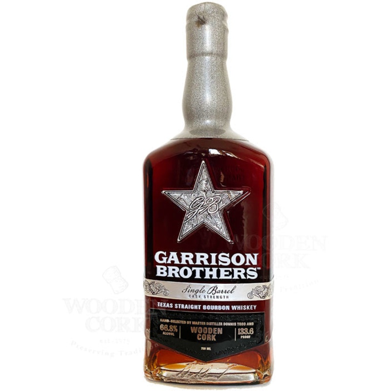 Garrison Brothers Single Barrel Cask Strength – Wooden Cork Barrel Pick