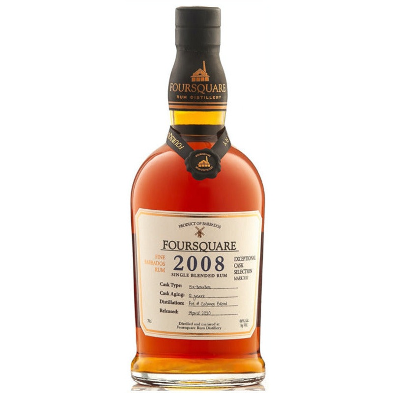 Foursquare Distillery 12 Year Old Exceptional Cask Selection Single Blended Rum