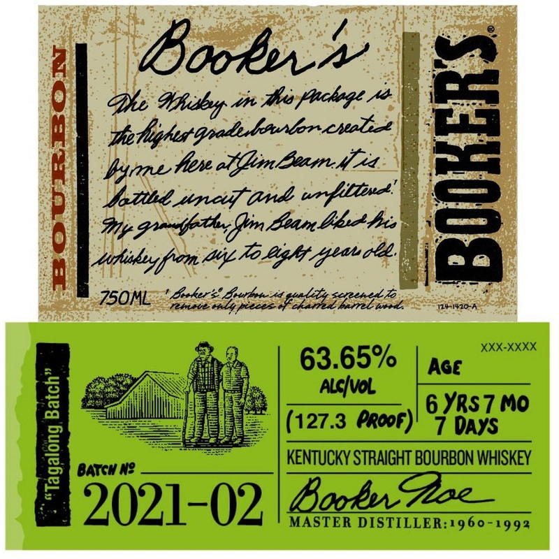 Booker’s Bourbon Batch 2021-02 Tagalong Batch