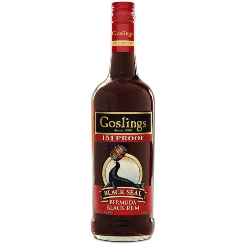 Goslings Black Rum Black Seal 151