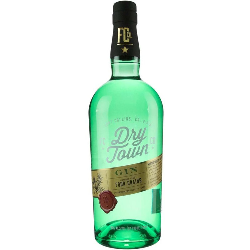 Dry Town Dry Gin Distilled From Four Grain