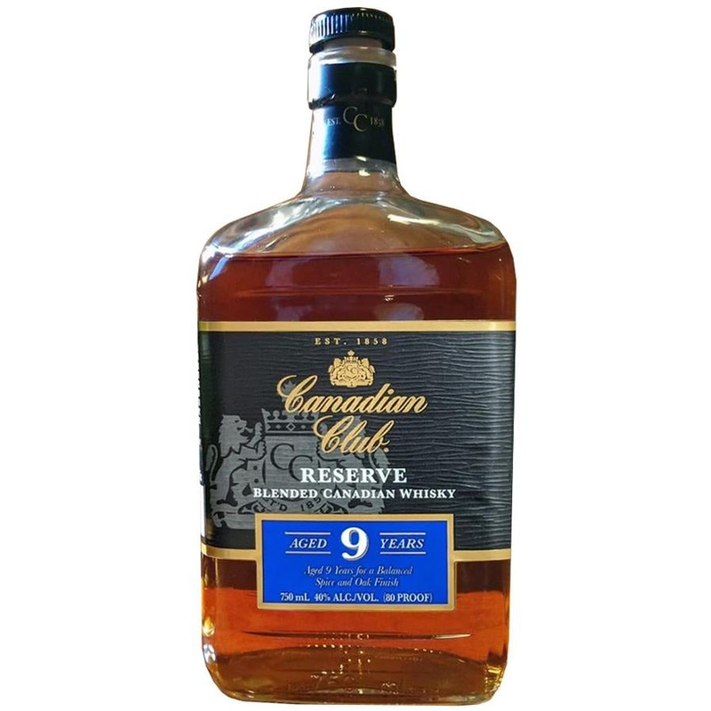 Canadian Club Reserve 9 Year Old Blended Canadian Whisky 750 ml