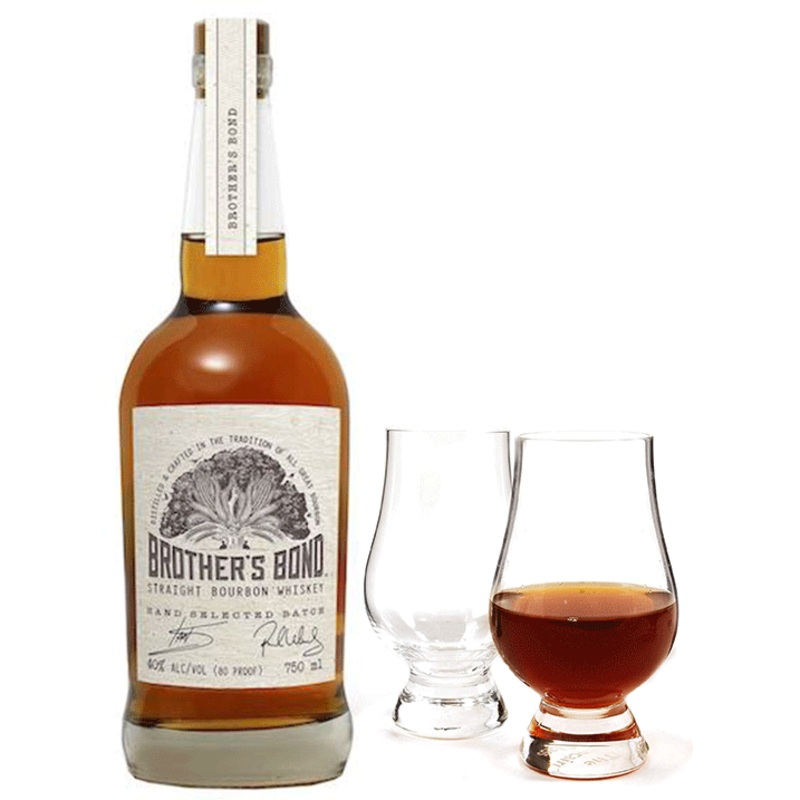 Brother’s Bond Bourbon with Glencairn Set Bundle
