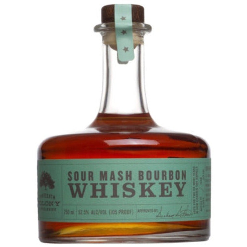 Thirteenth Colony Distilleries Sour Mash Bourbon Whiskey