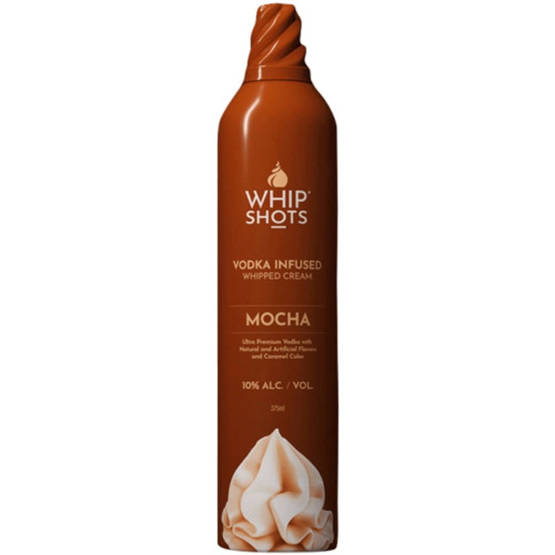 Whipshots Mocha Vodka Infused Whipped Cream by Cardi B 375ml