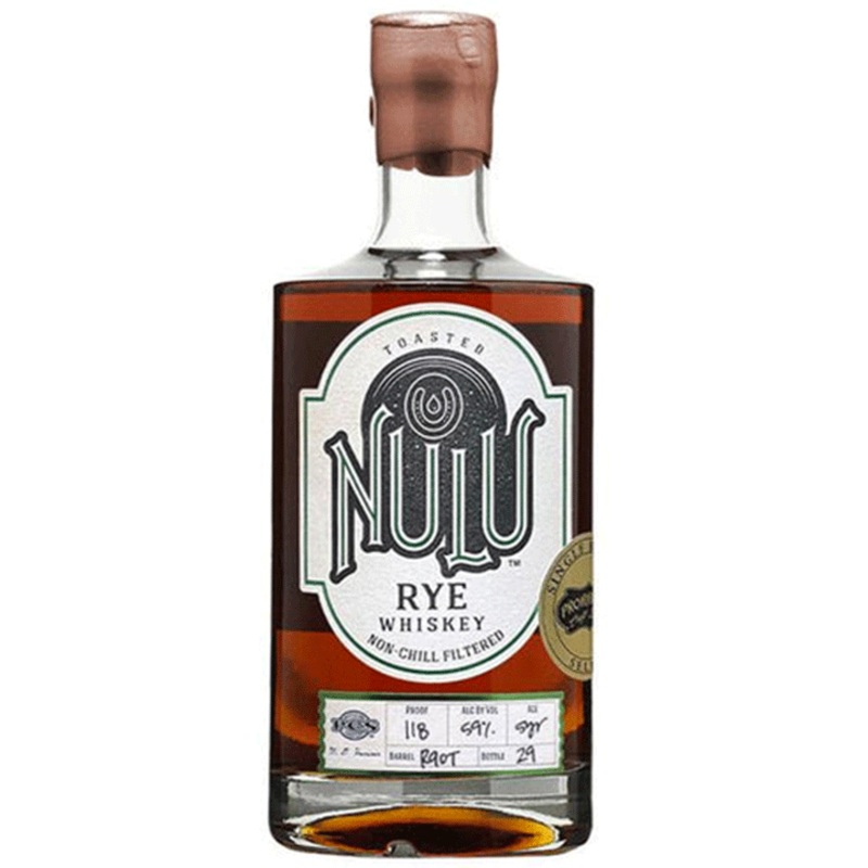 Nulu Toasted Barrel ‘Prohibition Craft Spirits’ 5 Year Old Single Barrel Select Rye Whiskey