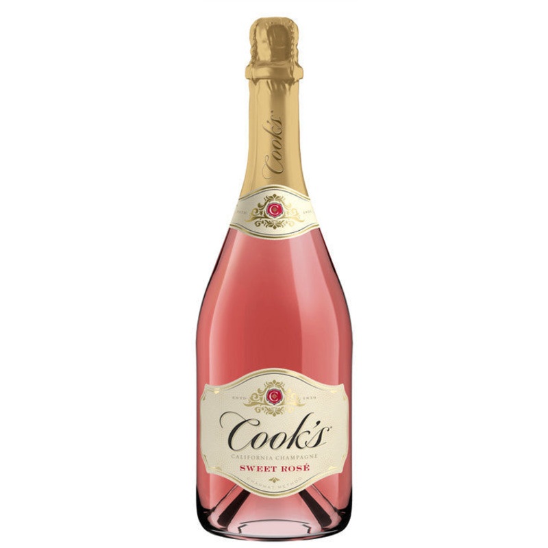 Cook’S Sparkling Sweet Rose Champagne California