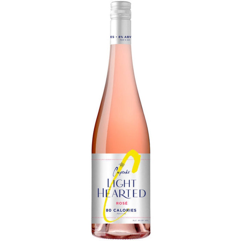 Cupcake Rose Wine Light Hearted California