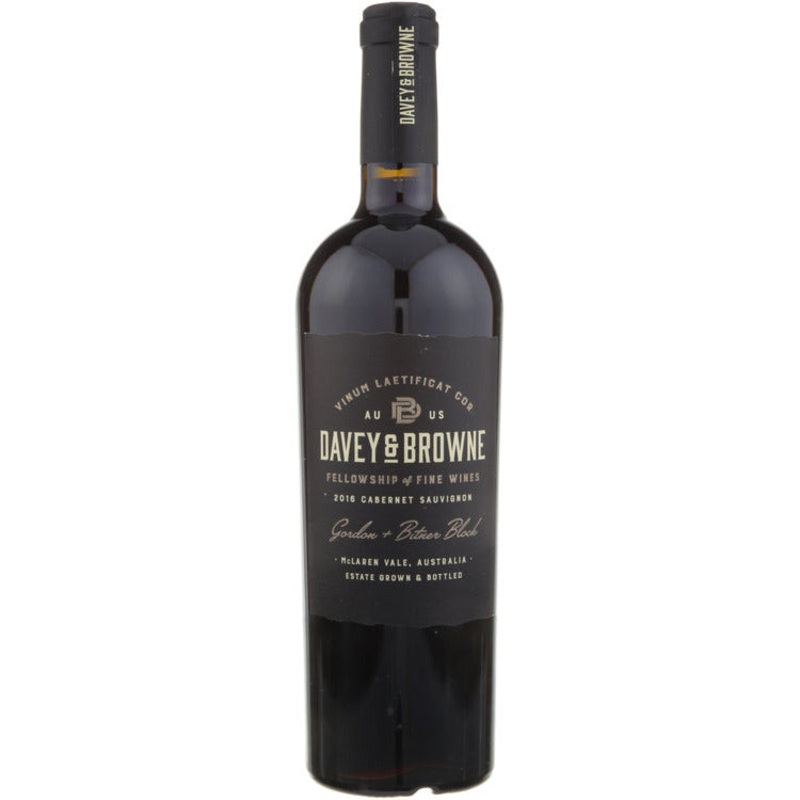 Davey & Browne Cabernet Sauvignon Gordon & Bitner Block Mclaren Vale