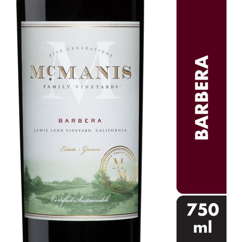 Mcmanis Family Vineyards Barbera Jamie Lynn Vineyard California