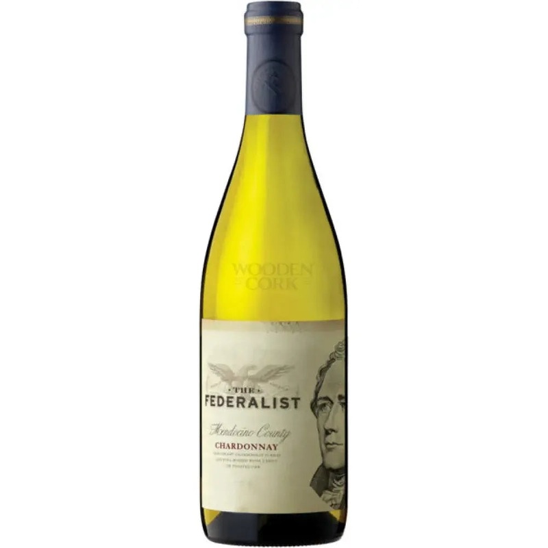The Federalist Chardonnay Mendocino County Hamilton Label
