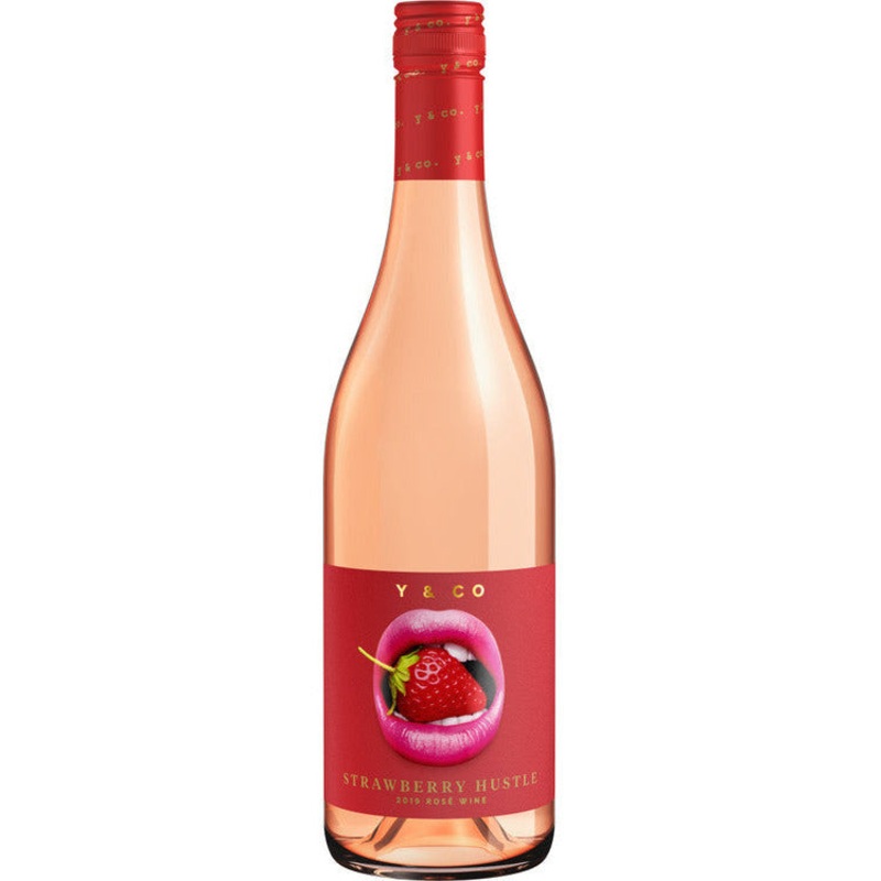 Y & Co Rose Wine Strawberry Hustle California