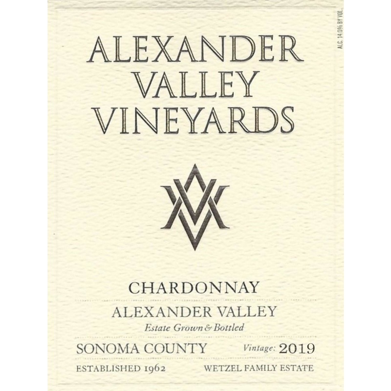 Alexander Valley Vineyards Estate Chardonnay 750ml