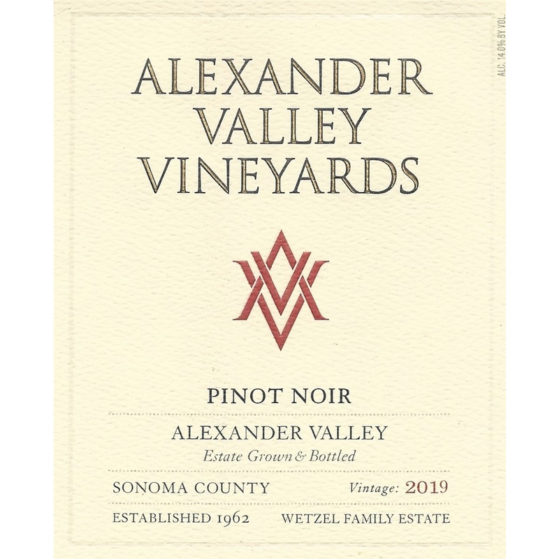 Alexander Valley Vineyards Estate Pinot Noir 750ml