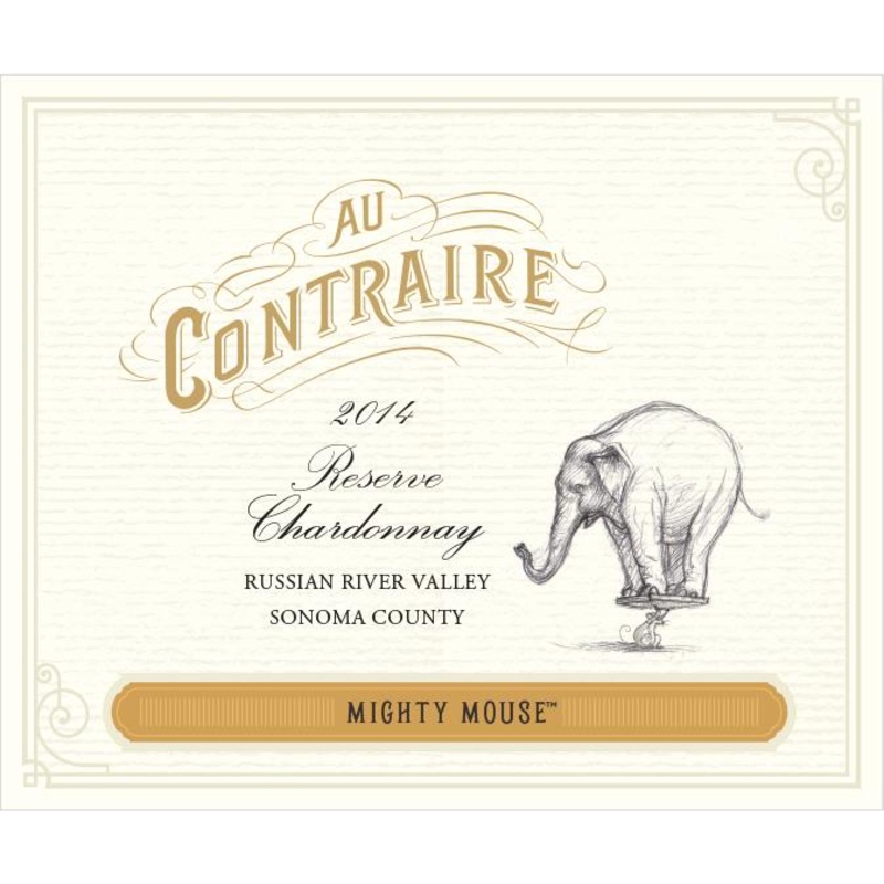 Au Contraire Mighty Mouse Russian River Valley Chardonnay 750ml