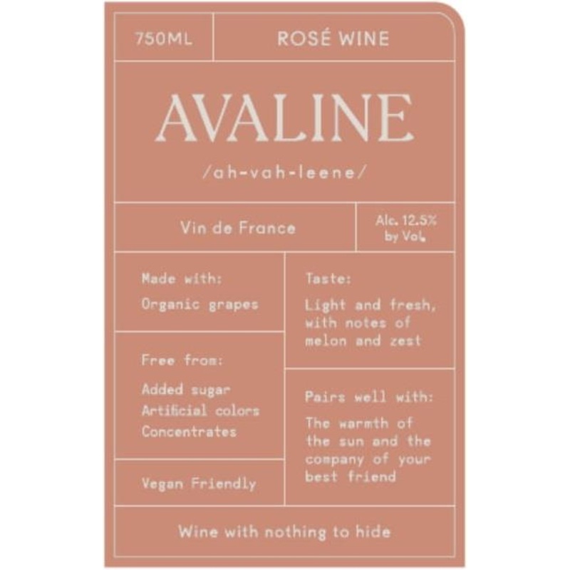 Avaline Cotes De Provence Rose 750ml