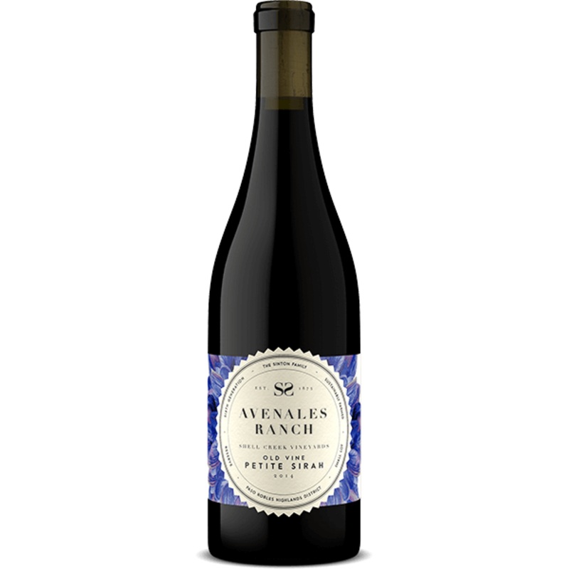 Avenales Ranch Paso Robles Shell Creek Vineyards Petite Sirah 750ml