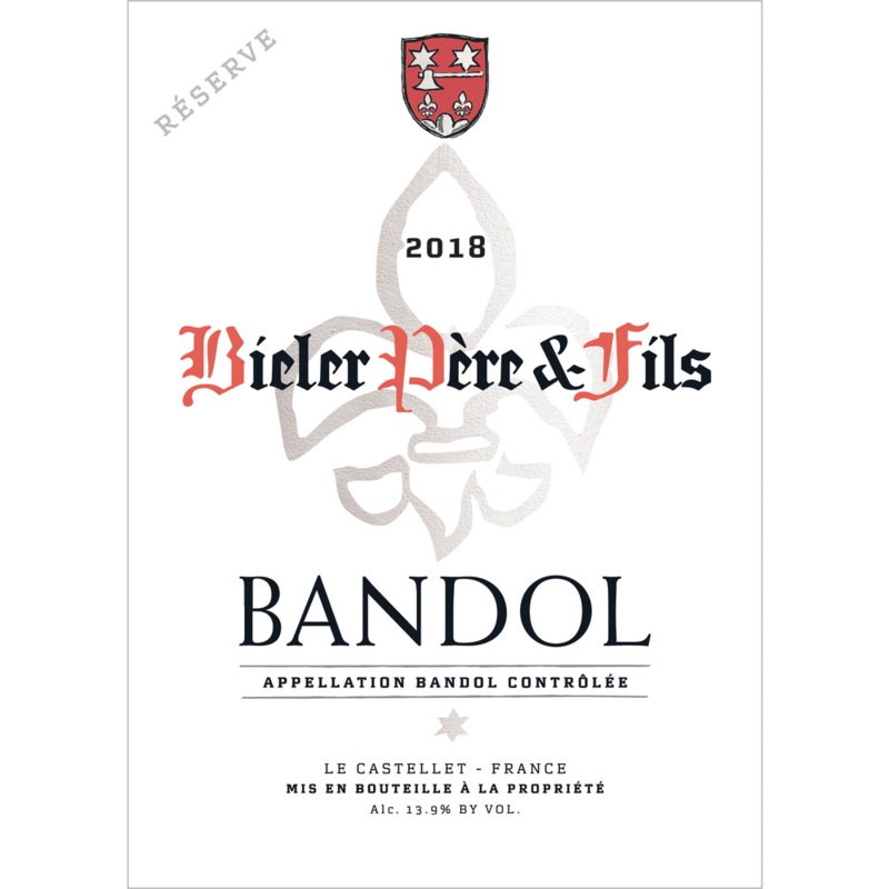 Bieler Pere Et Fils Bandol Rose 750ml