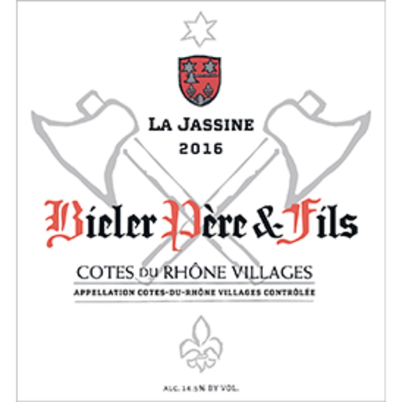 Bieler Pere Et Fils La Jassine Cotes Du Rhone Villages Red Blend 750ml