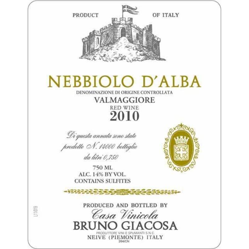 Bruno Giacosa Valmaggiore Piemonte Nebbiolo 750ml