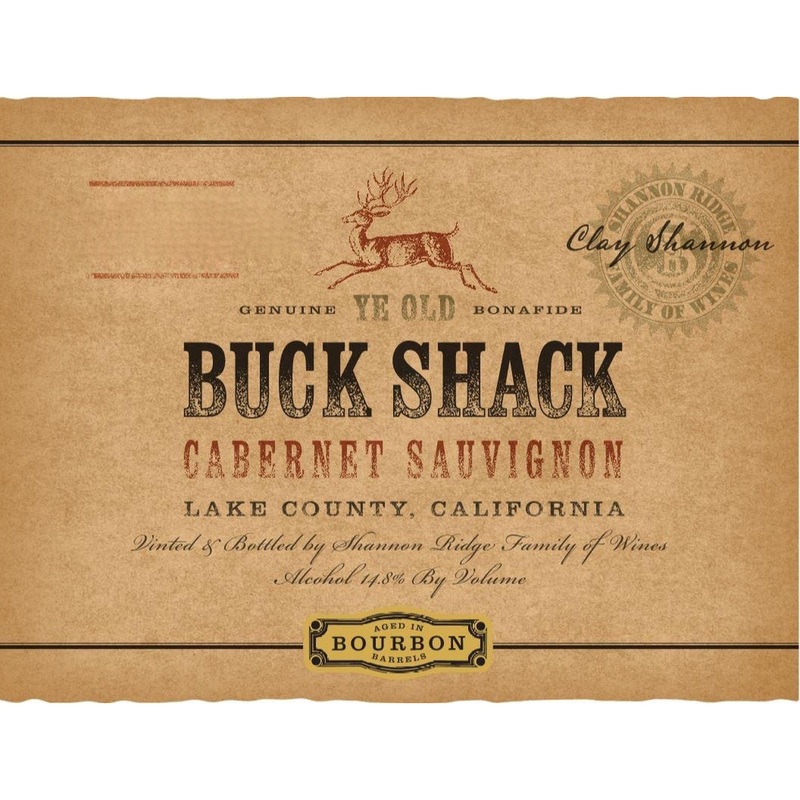 Buck Shack Lil’ Fatty Lake County Bourbon Barrel Cabernet Sauvignon 750ml