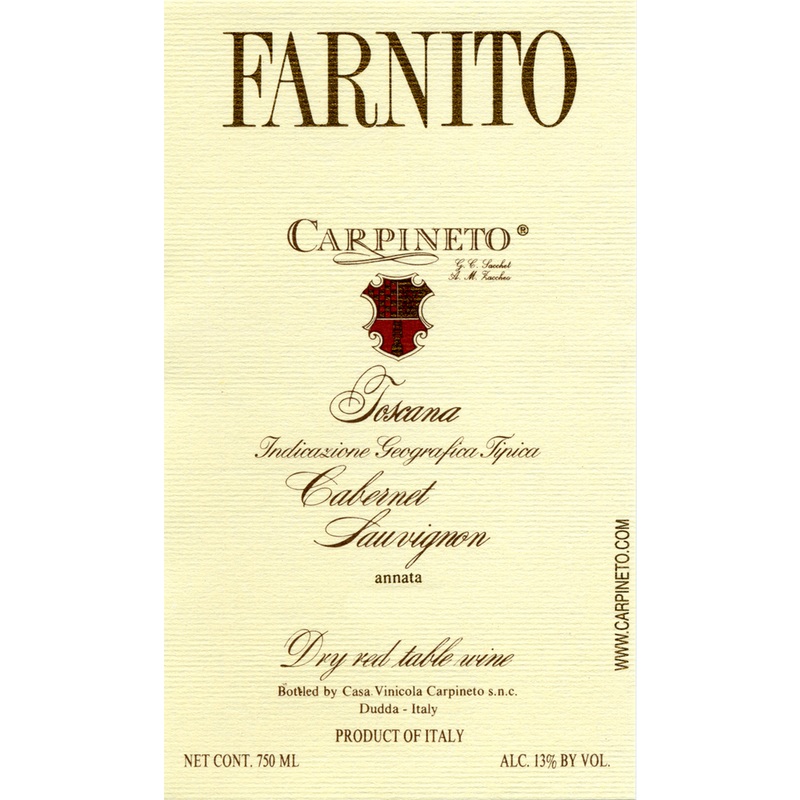 Carpineto Farnito Tuscany Cabernet Sauvignon 750ml