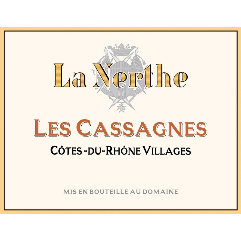 Chateau La Nerthe Les Cassagnes Cotes Du Rhone Villages Red Blend 750ml